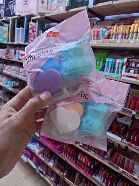 Pack brosse selicon + éponge maquillage