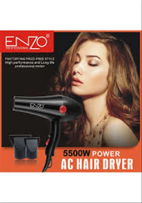 AC سشوار الشعر الكهربائي انزو الايطالي