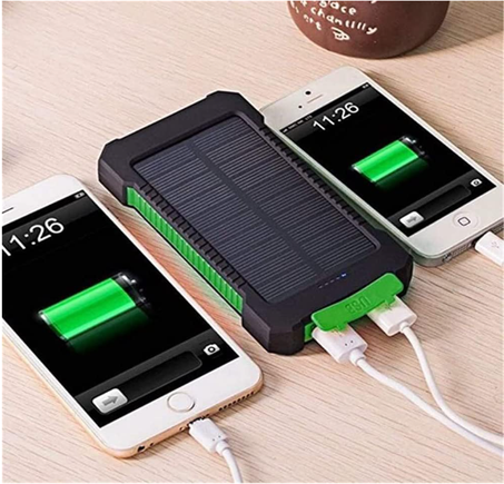 Chargeur Solaire Étanche Portable