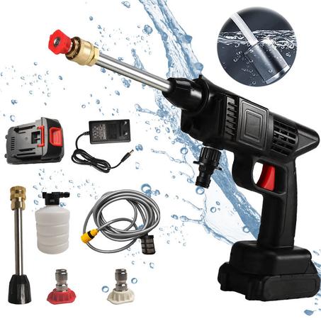 PORTABLE PRESSURE GUN PRESSURE WASHER ACCESSORIES 48V 2 BATTERIES