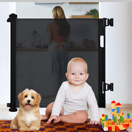 باب الأمان قابل للسحب لحماية أطفالك