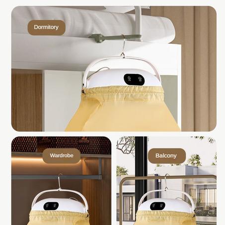 ⚡️ مجفف ملابس بلمسة زر: وداعاً للرطوبة، جفاف فائق السرعة!