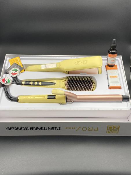 "Coffret Professionnel ENZO – L’Art de Sublimer Vos Cheveux avec la Technologie Italienne au Titane"
