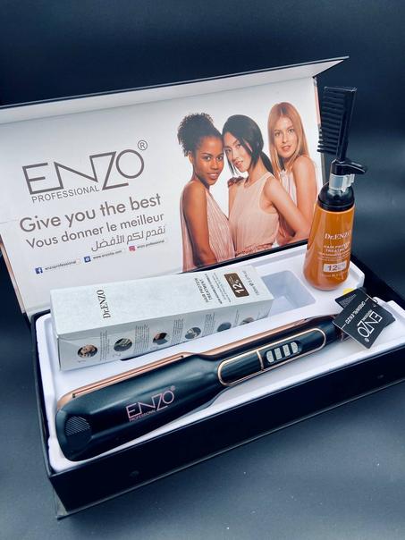 "ENZO Lisseur Professionnel – Pour une Chevelure Lisse, Saine et Brillante"