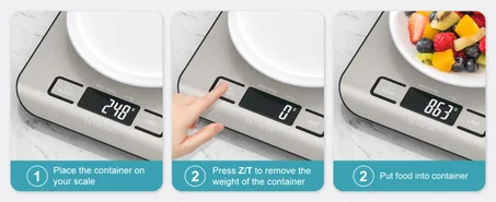 ميزان طعام رقمي من التريان، ميزان مطبخ عالي الدقة