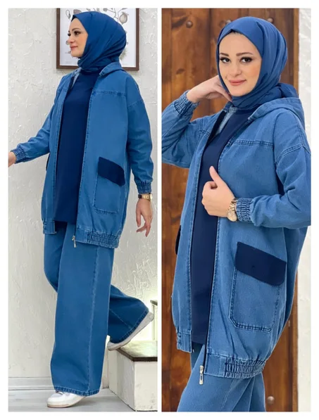 ( REF 45 ) طقم دجين مستورد من تركيا