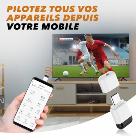 Interface Micro USB, application de contrôle intelligente, télécommande de téléphone portable, sans fil, adaptateur d'appareils infrarouges