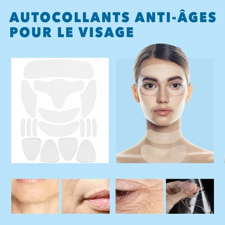 Autocollants anti-âge pour le visage