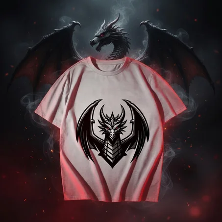 تشيرت اوفر سايز    Black Dragon