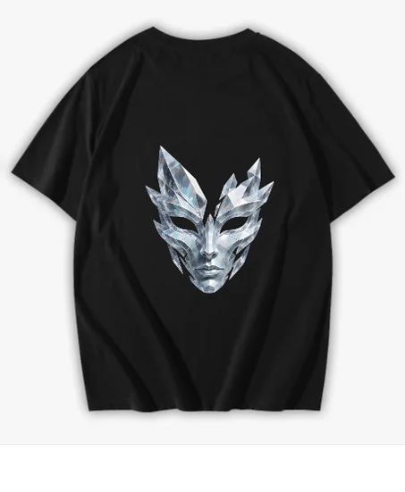 تشيرت اوفر سايز Crystal Mask