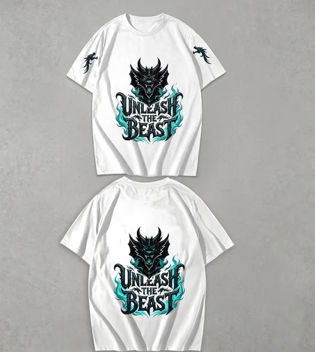 تشيرت اوفر سايز    UNLEASH THE BEAST