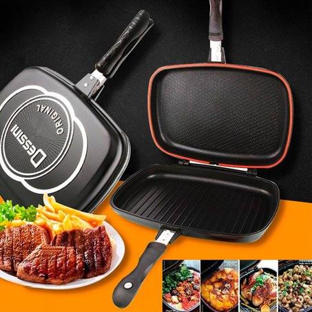 Poêle à Double Grillade