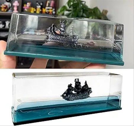 🌊🚗 Bateau Décoratif Pour Voiture – Effet Océan 3D