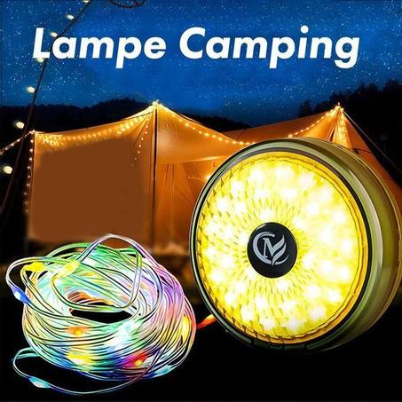 Lampe de camping LED multifonctionnelle 10M  chargeur USB avec guirlande lumineux