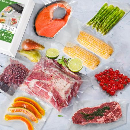 100 Sacs pour Machine Sous Vide - Conservez vos aliments plus longtemps ! 🥩🍓