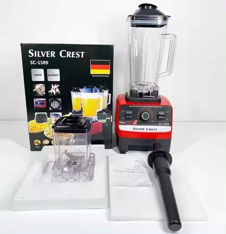 Blender Mixeur 2 En 1 Silver Crest – SC1589 | Technologie Allemande – 10000W