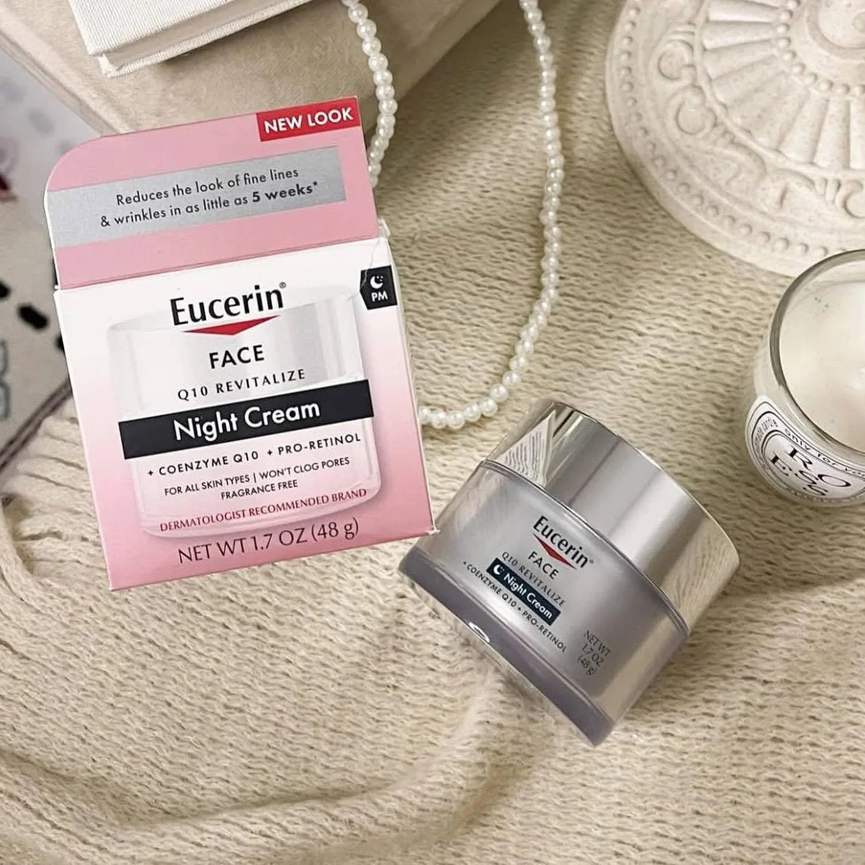 كريم يوسيرين الليلي المضاد للتجاعيد Q10 + Pro-Retinol