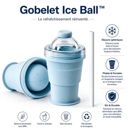 Gobelet Ice Ball – Fraîcheur Instantanée