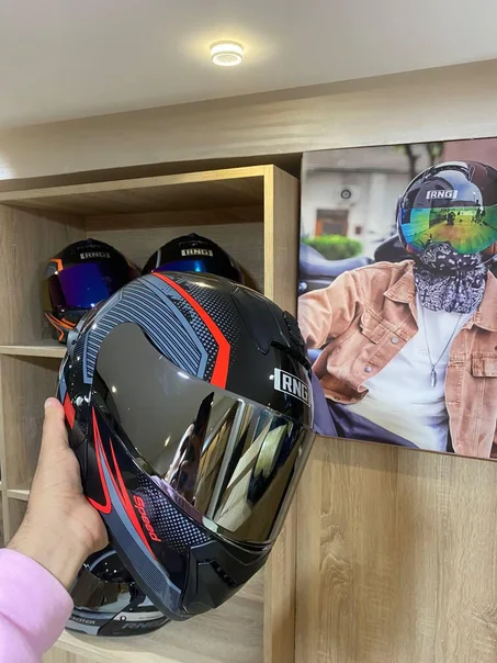 🏍️ Casque Moto RNG Modulable – ستايل عصري وأمان متكامل