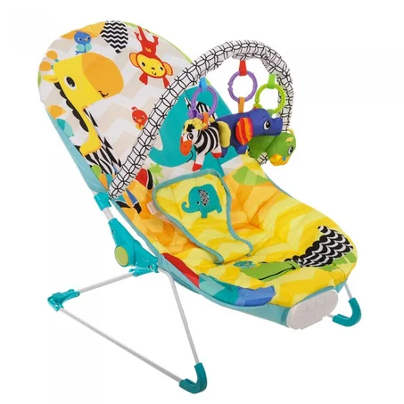كرسي هزاز للأطفال متعدد الوظائف لكرسي هزاز مهدئ واهتزاز ولعبة مقعد متأرجح