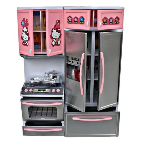 مجموعة ألعاب المطبخ 3 في 1 هيلو كيتي ،