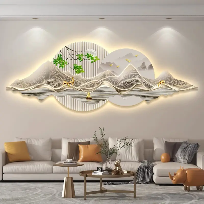 Led Light Decoration Painting Modern