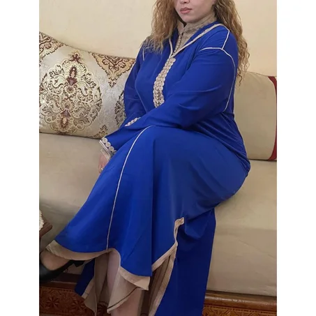 جلابة فاخرة بالطرز الرباطي 👑