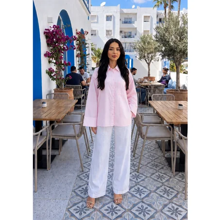 Chemise Rayée +Pantalon