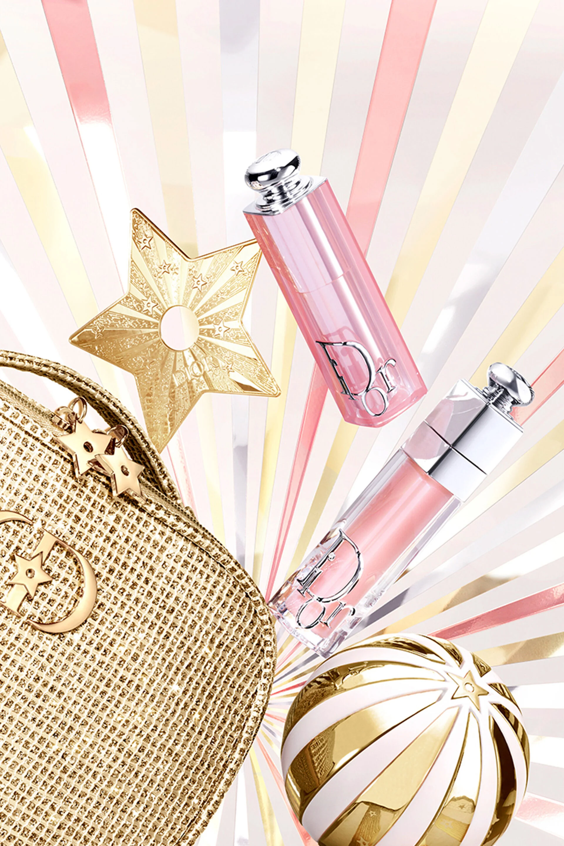 Pack DIOR Pink Glow Ritual - baume à lèvres, gloss et trousse