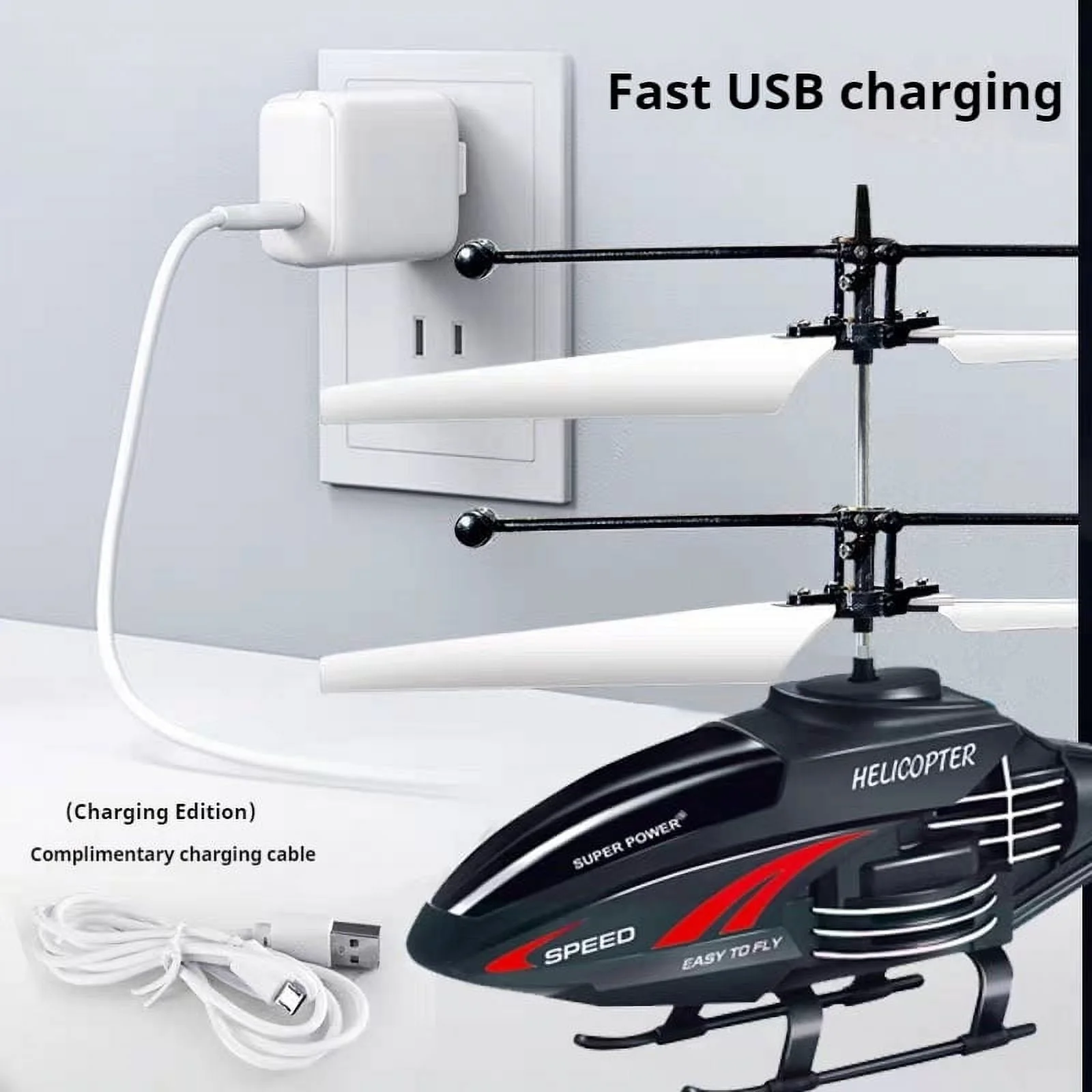 طائرة هليكوبتر لاسلكية يتم التحكم فيها عن بعد