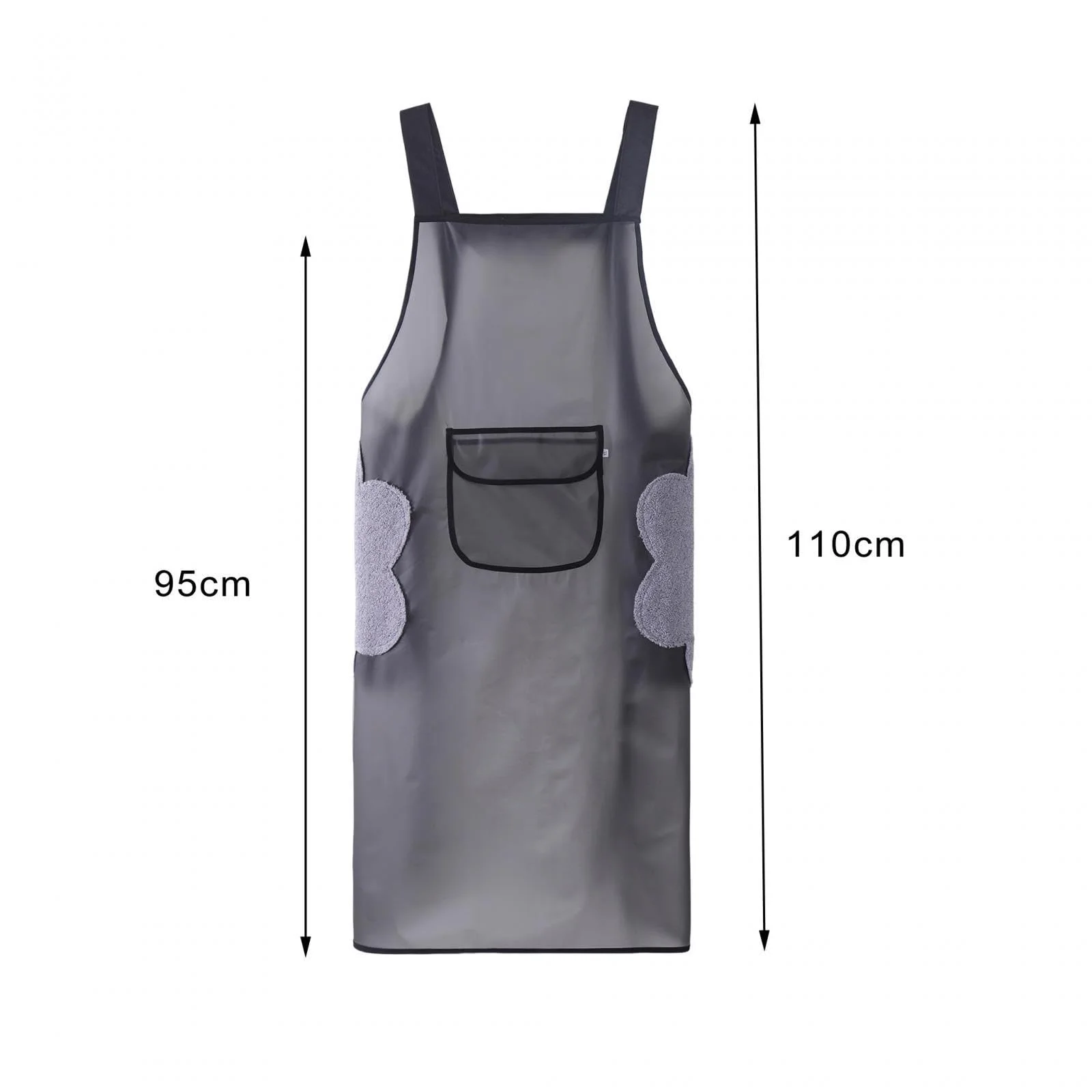 مريلة مطبخ شفافة مقاومة للماء