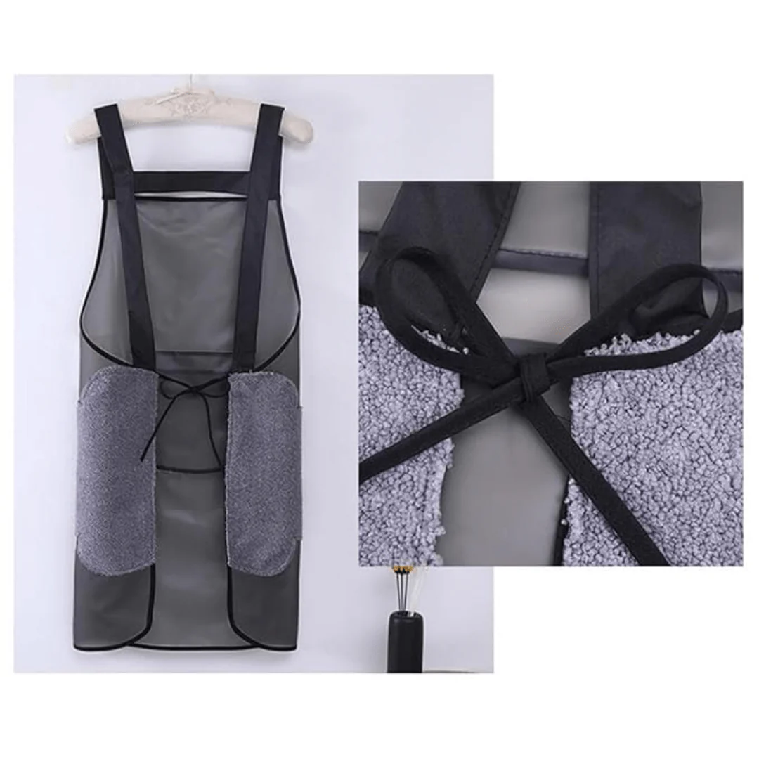 مريلة مطبخ شفافة مقاومة للماء