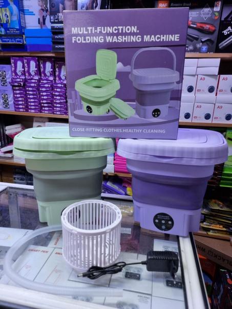 غسالة ملابس محمولة قابلة للطي