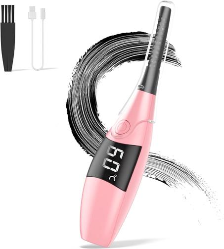 فرشاة تمليس الرموش الذكية من GlamLash  :اللون وردي