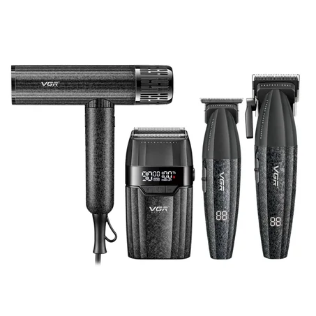 مجموعة الحلاقة الاحترافية المتكاملة VGR V-640 S4