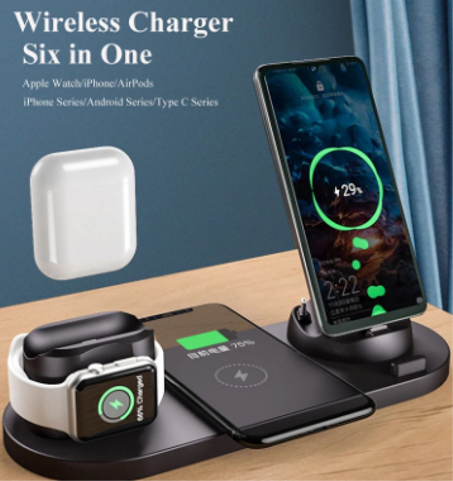 قاعدة شاحن ٦ في ١