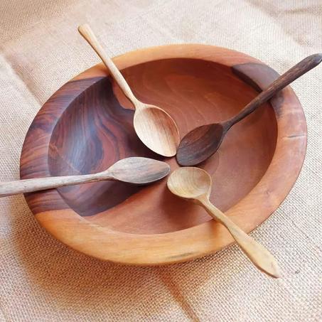 قصرية من خشب الكركاع Gas3a en bois de noyer