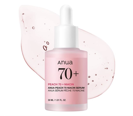 ANUA Sérum Niacinamide Peach 70, hydratant et éclaircissant.(30 ml).