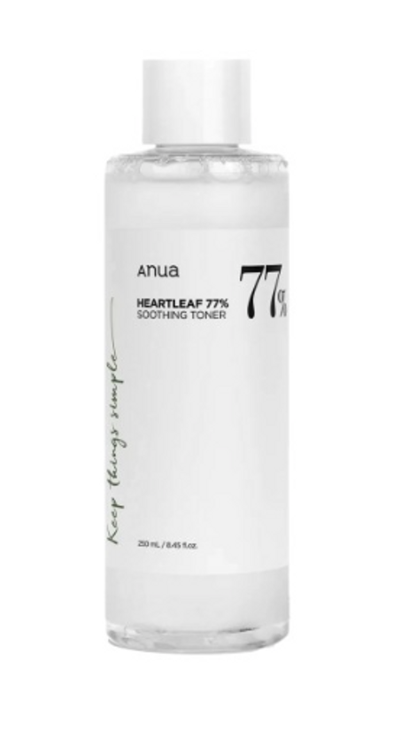 ANUA Heartleaf 77% Tonique Apaisant, pH 5,5 .(250 ml).