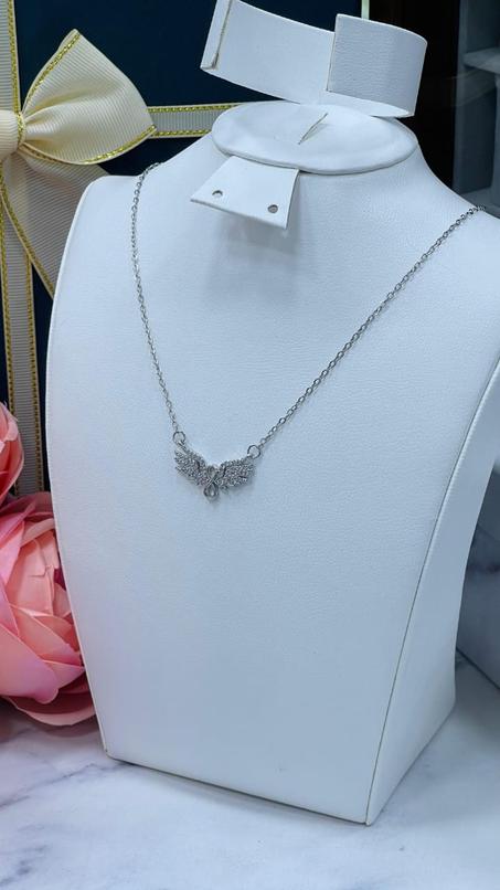 Collier les Ailes d'Ange Argenté