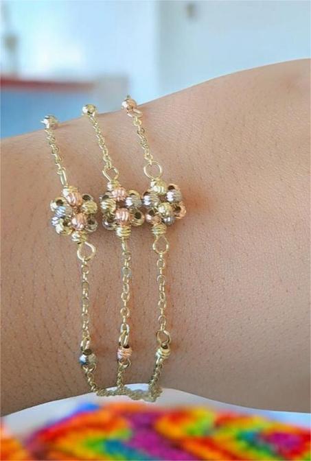 Gourmette avec boulette en trio