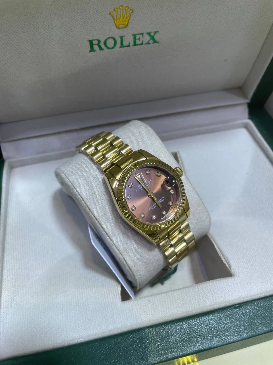 ROLEX diamanté pour femme