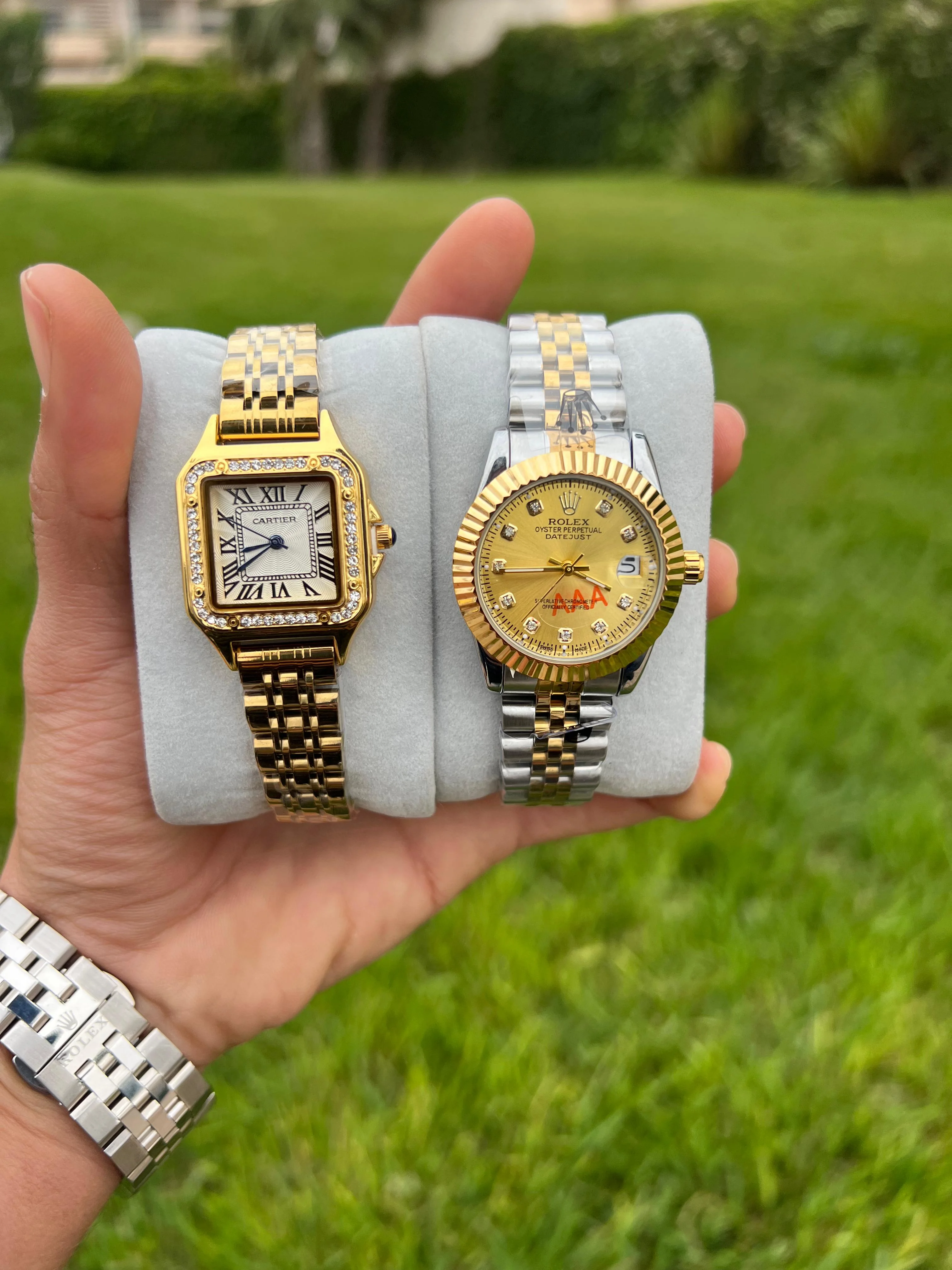 pack cartier & rolex