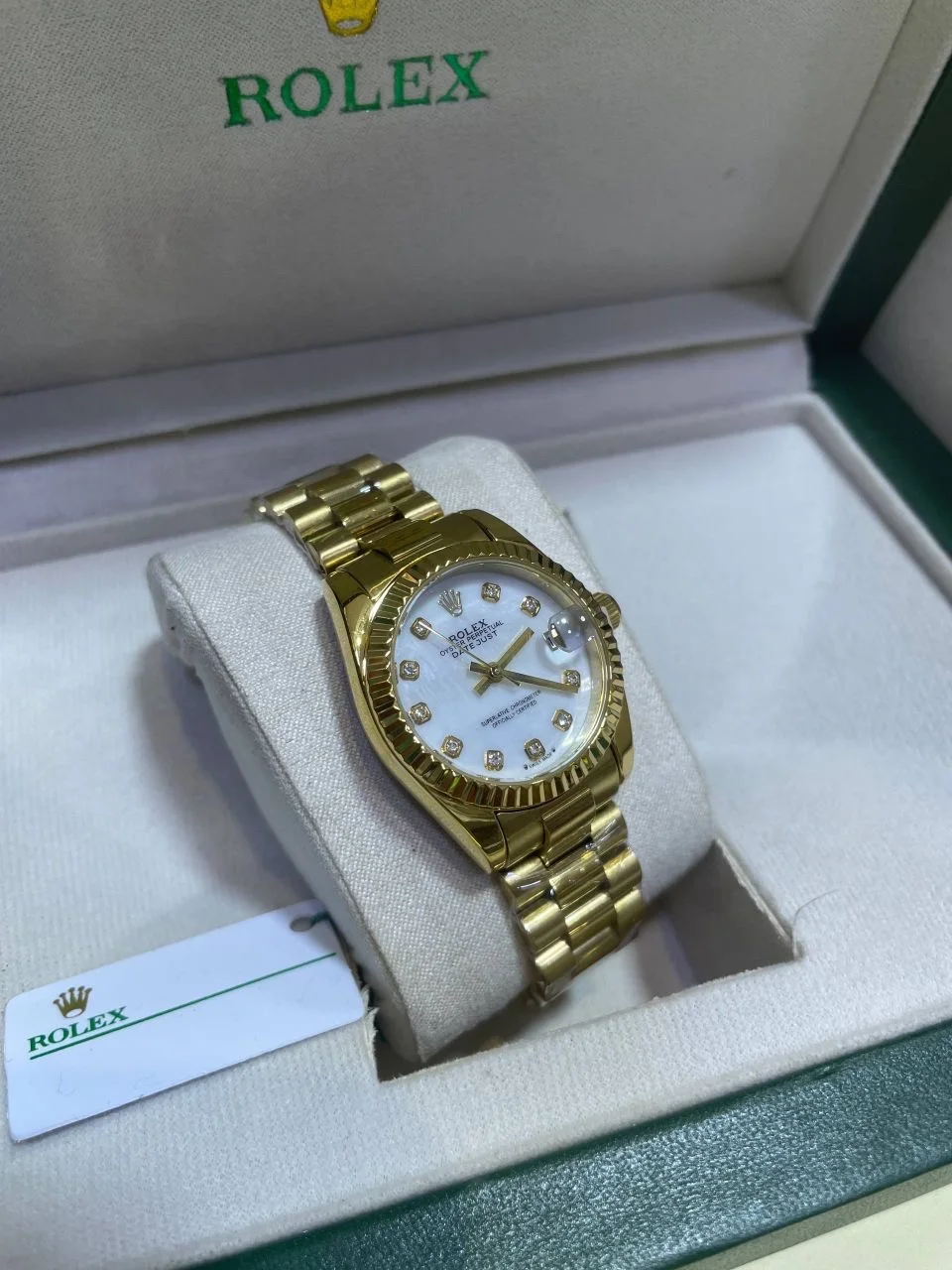 ROLEX diamanté pour femme