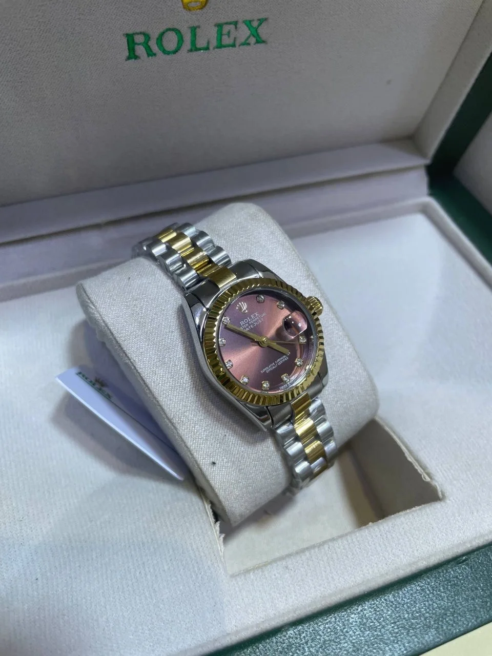 ROLEX diamanté pour femme