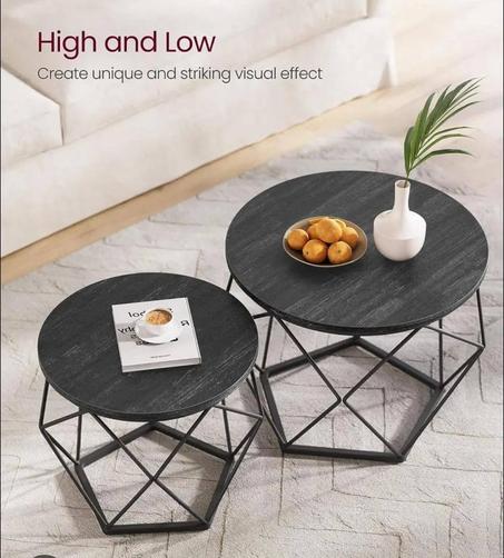 طقم طاولات قهوة عصرية وفاخرة