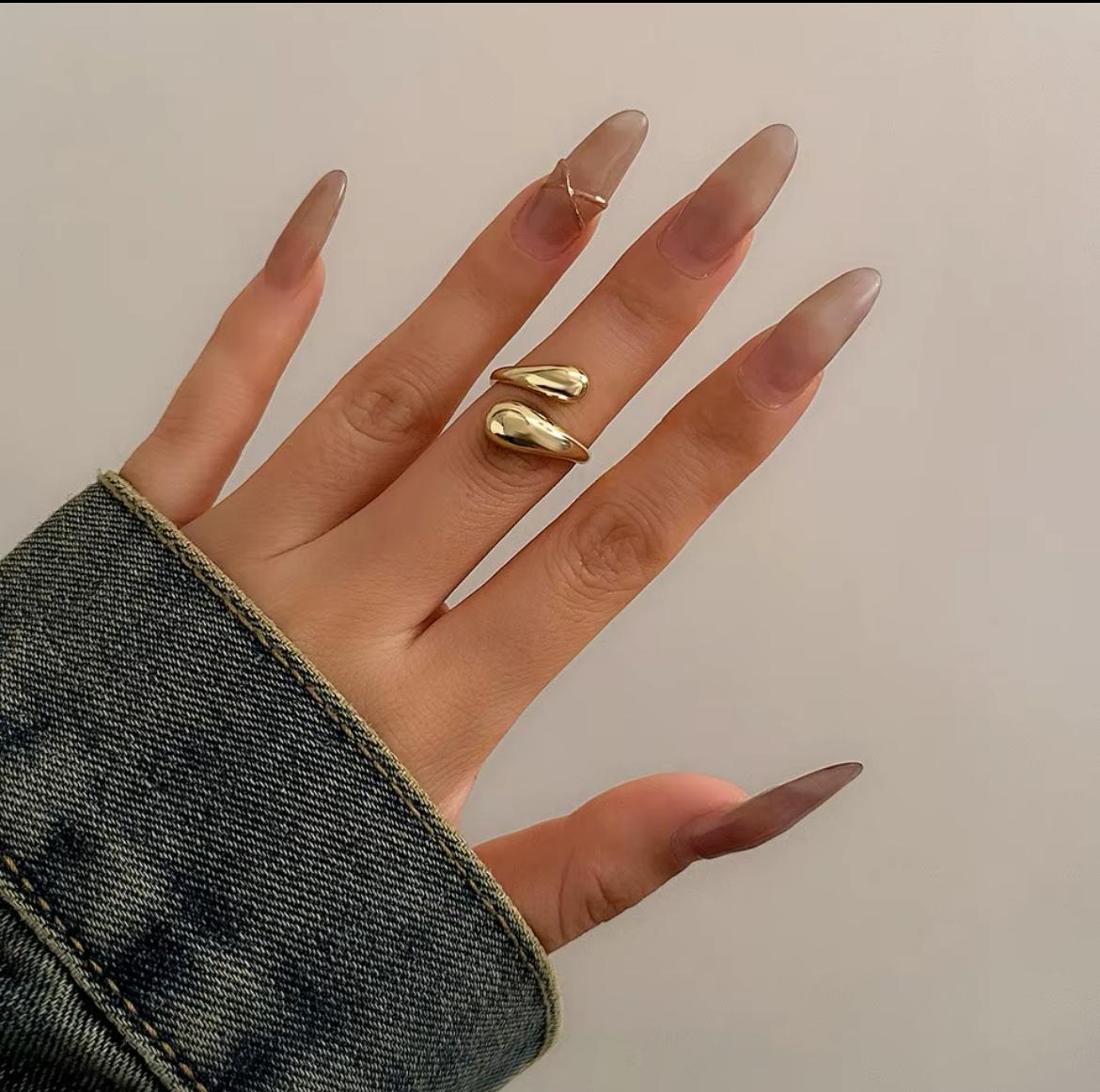 BAGUE VINTAGE Rock Réglable