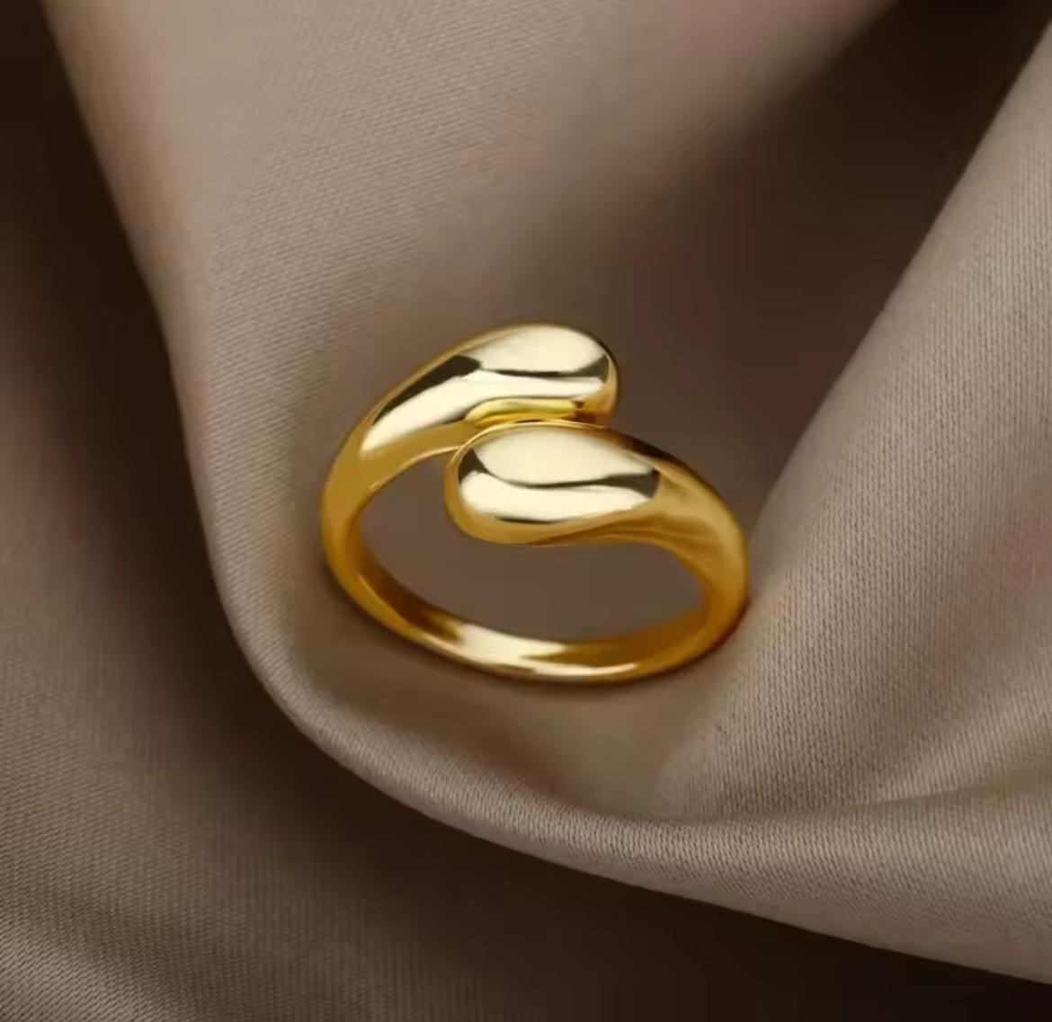 BAGUE VINTAGE Rock Réglable