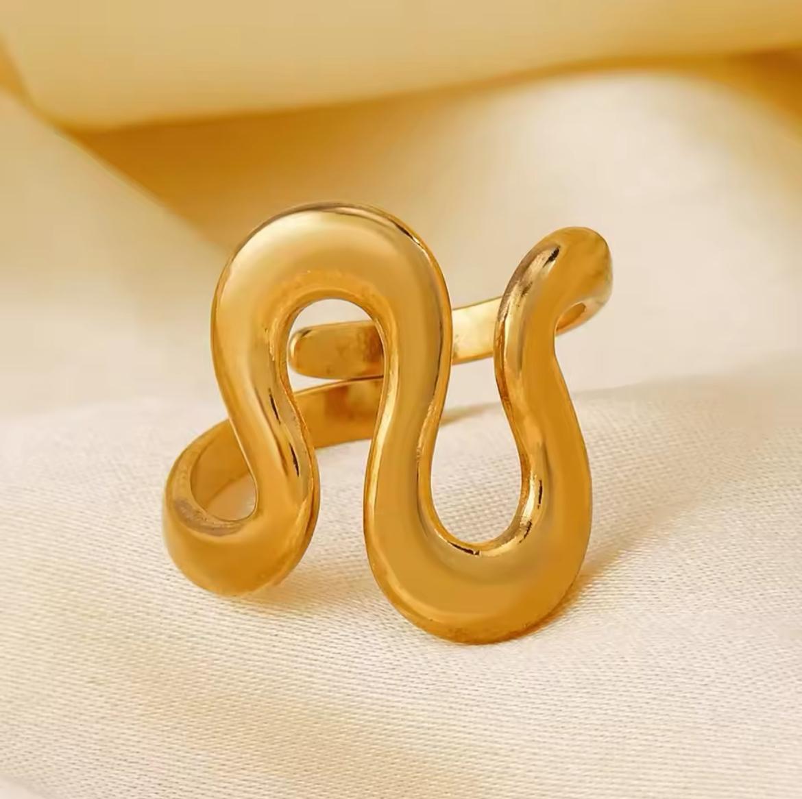 Bague ouverte en acier inoxydable