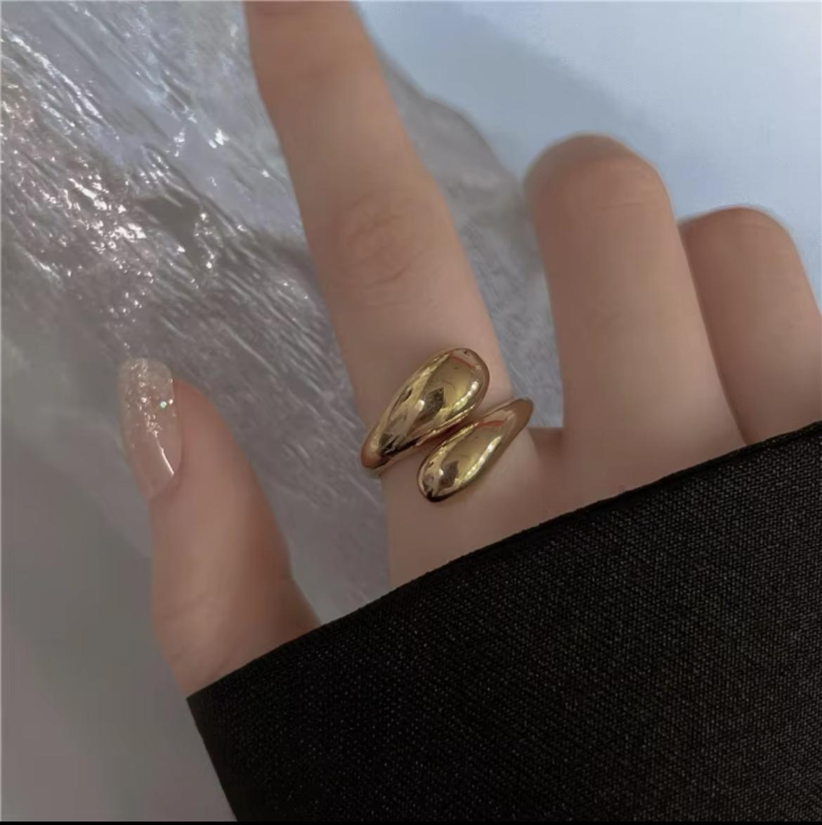 BAGUE VINTAGE Rock Réglable